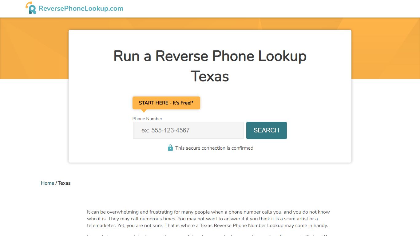 Texas Reverse Phone Lookup - Search Numbers To Find The Owner